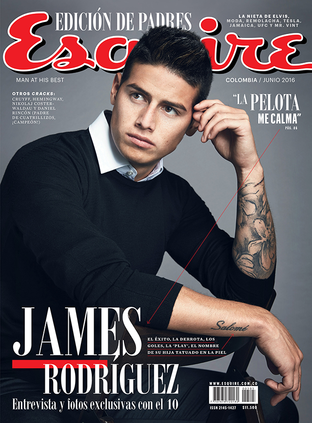 Posrtada de Esquire Colombia, junio de 2016 Fotografía: John Russo