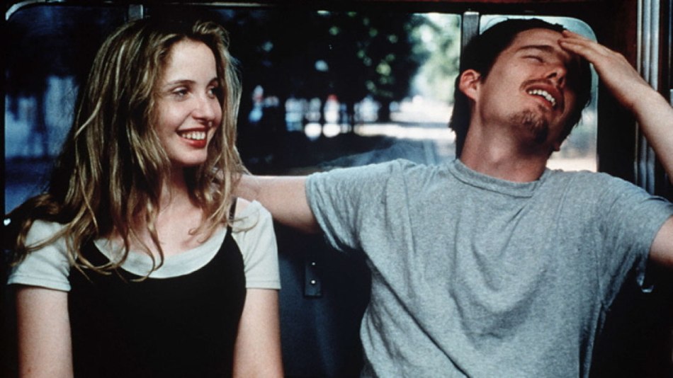 Ethan Hawke y Julie Delpy en Before Sunrise