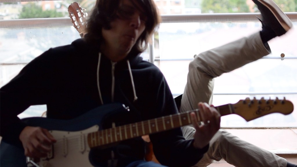 Patxo Escobar y Hernández en una promo musical de Todo el mundo lo hace