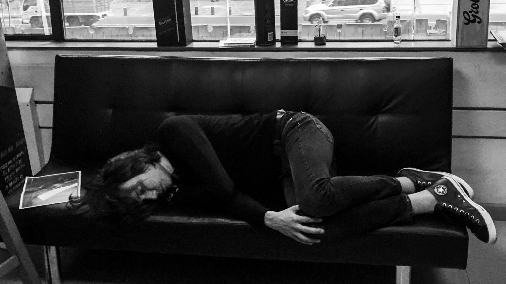 Patxo Escobar, en la oficina de Esquire. Ataque de ansiedad