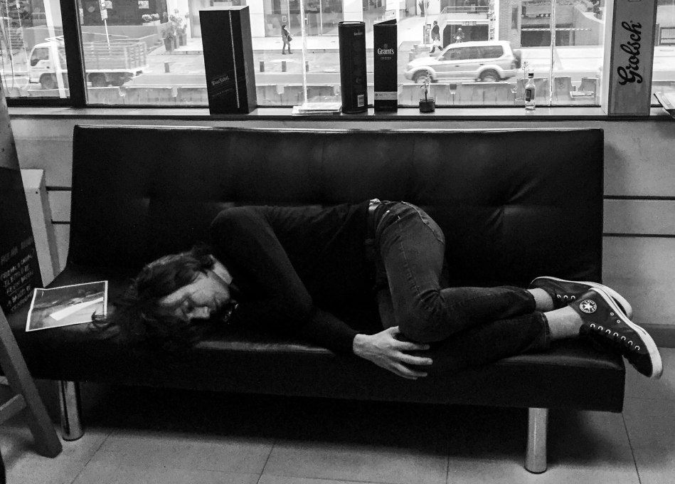 Patxo Escobar, en la oficina de Esquire. Ataque de ansiedad